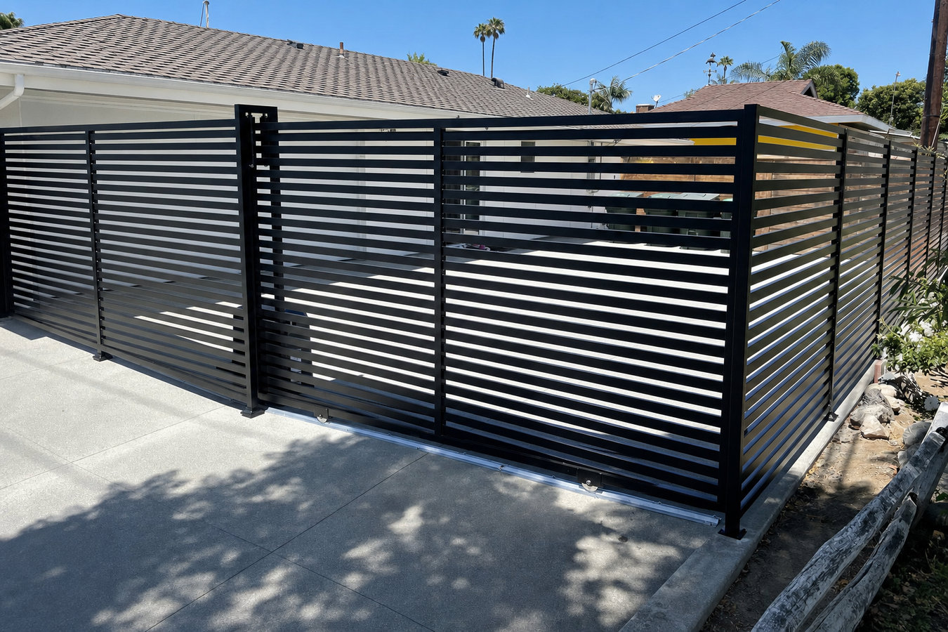 Automatic gate installation